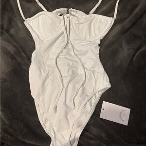 Dippin' Daisy's White one piece swimsuit Size XS